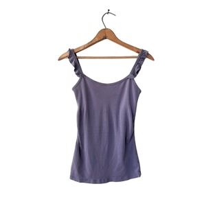 Solow Sport Lilac Tank‎ w/Flutter Shoudler - Size small